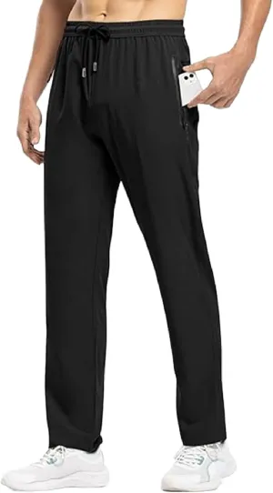 Men's Sweatpants Joggers Drawstring Waist Tapered Athletic Pants Lounge Pants with Pockets