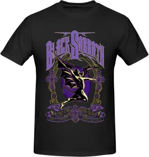 Mens T-Shirts Short Sleeve Fashion Tee Crewneck Top Clothing Black