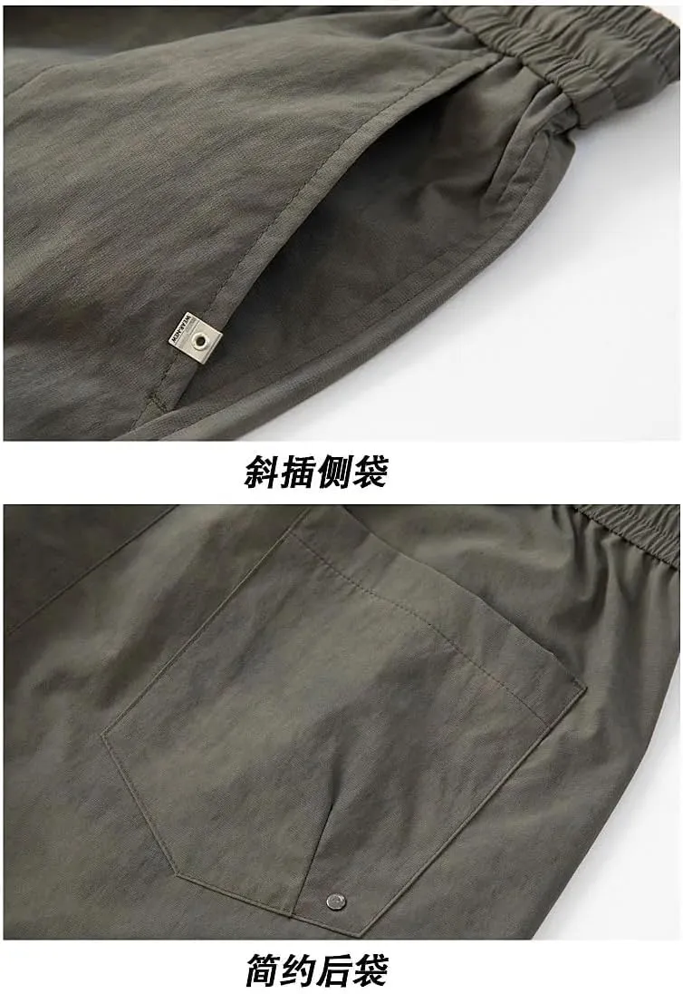 Men's Workwear Cargo Pants Multi-Pocket Straight Leg Casual Pants