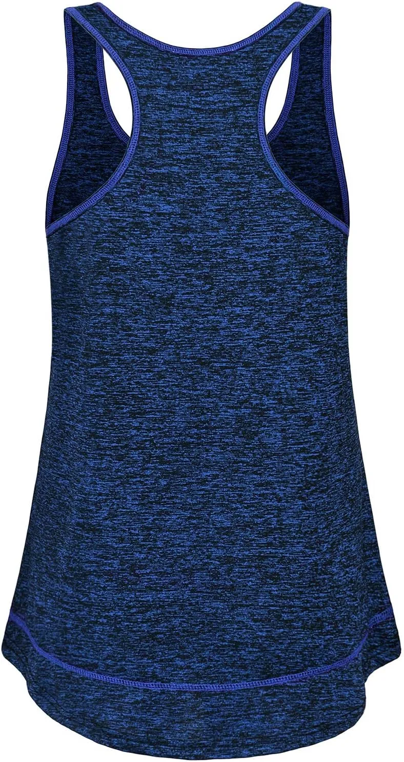 MOQIVGI Womens Racerback Workout Tank Tops Sleeveless Activewear Yoga Gym Sports Shirts