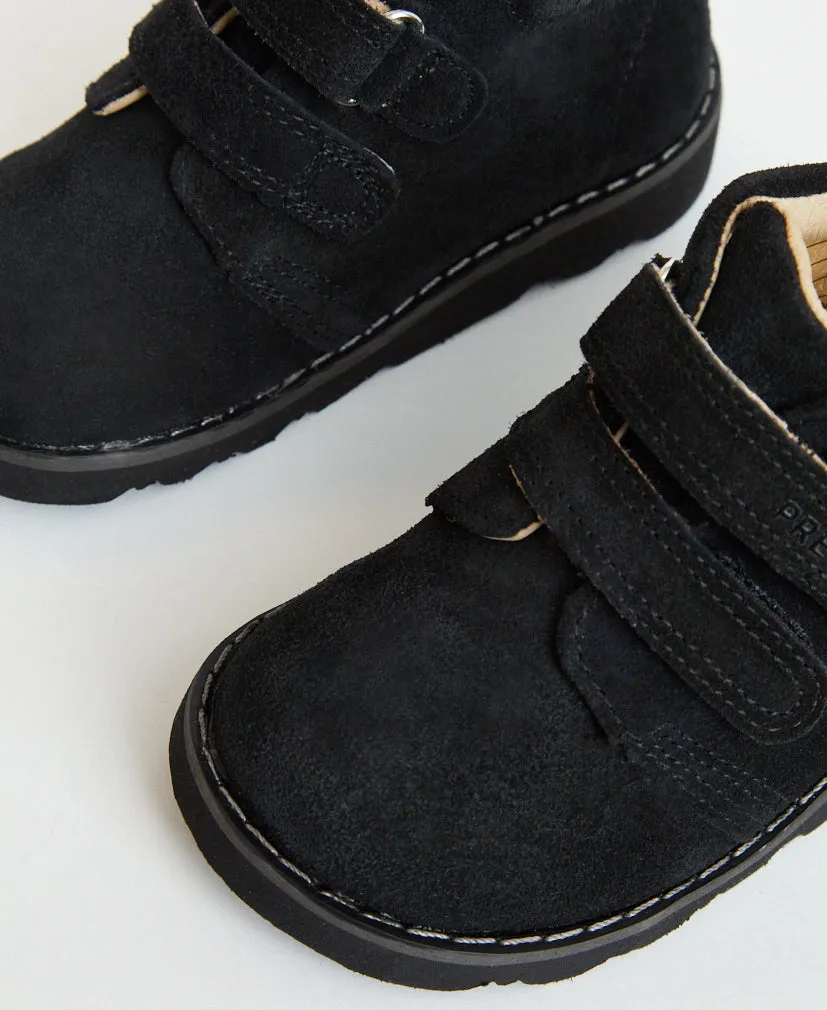 Orion Black Suede Kids Boot