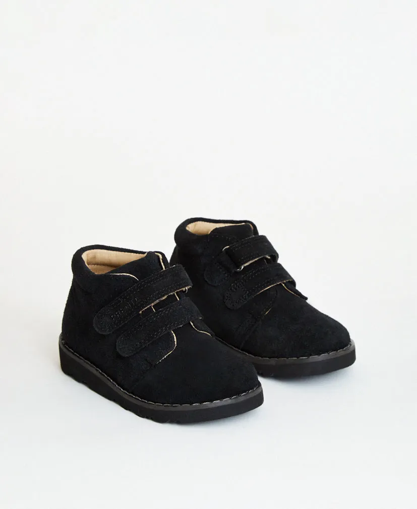 Orion Black Suede Kids Boot