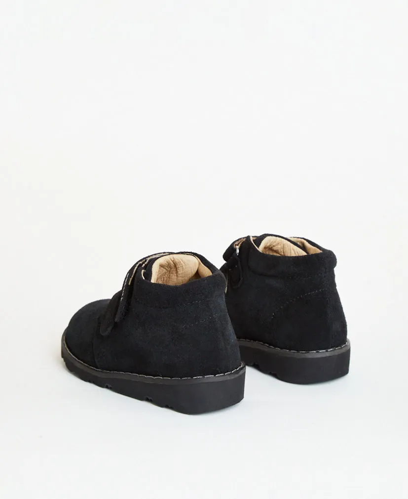 Orion Black Suede Kids Boot