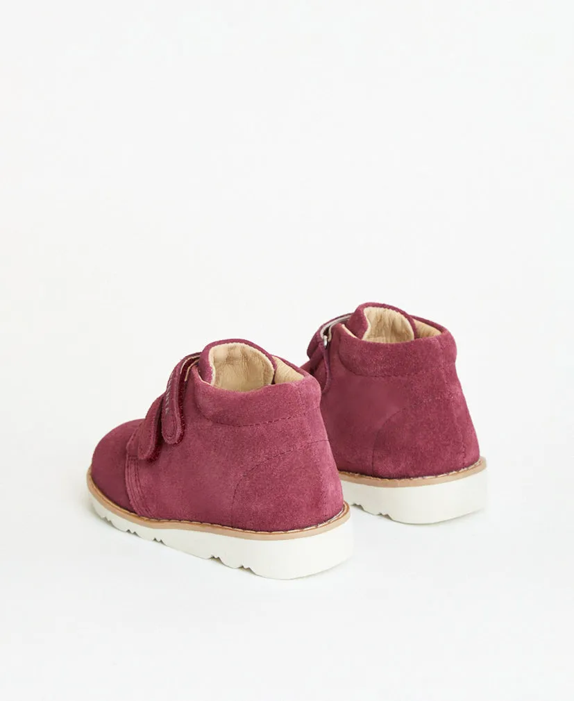 Orion Purple Suede Kids Boot