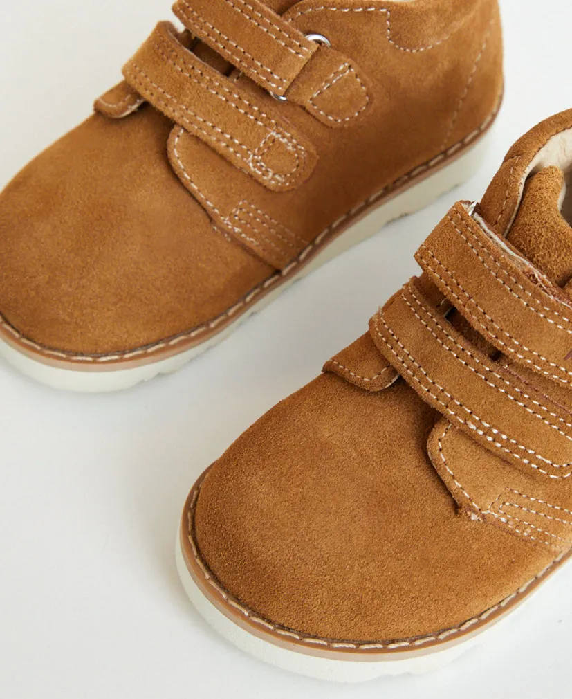 Orion Tan Suede Kids Boot