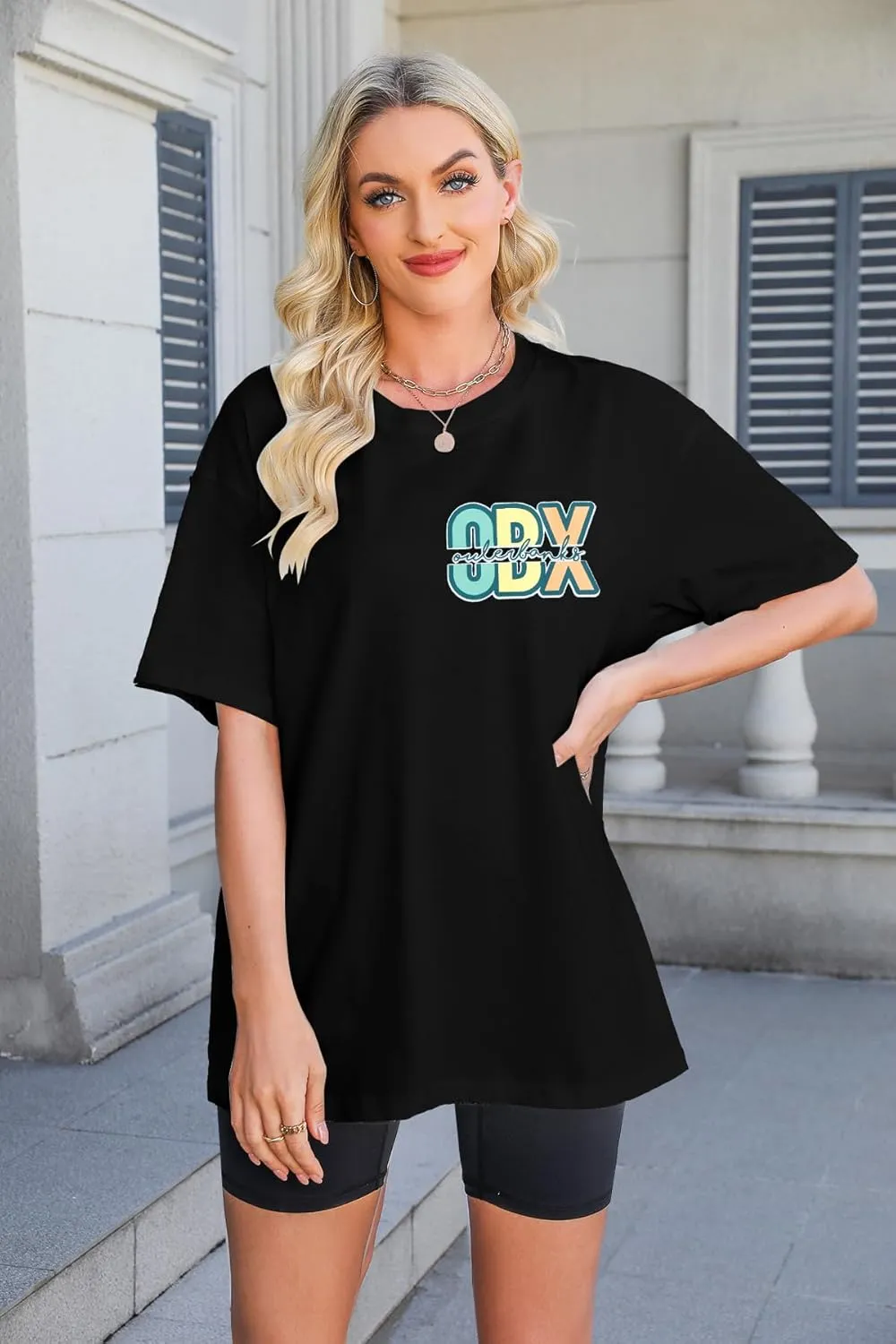 Outer Bank Shirts Pogues for Life Shirt Women Beach Tops Summer Sunflowers Graphic Tees Oversized Short Sleeve top