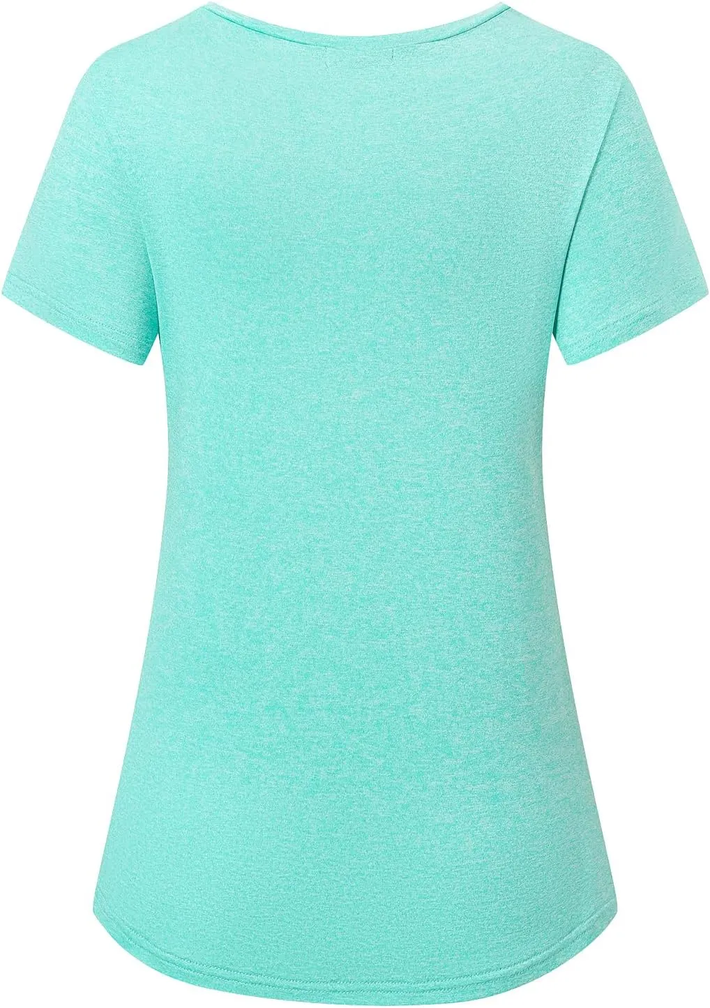 Short Sleeve Workout Tops for Women Crewneck Exercise Running Yoga Shirts
