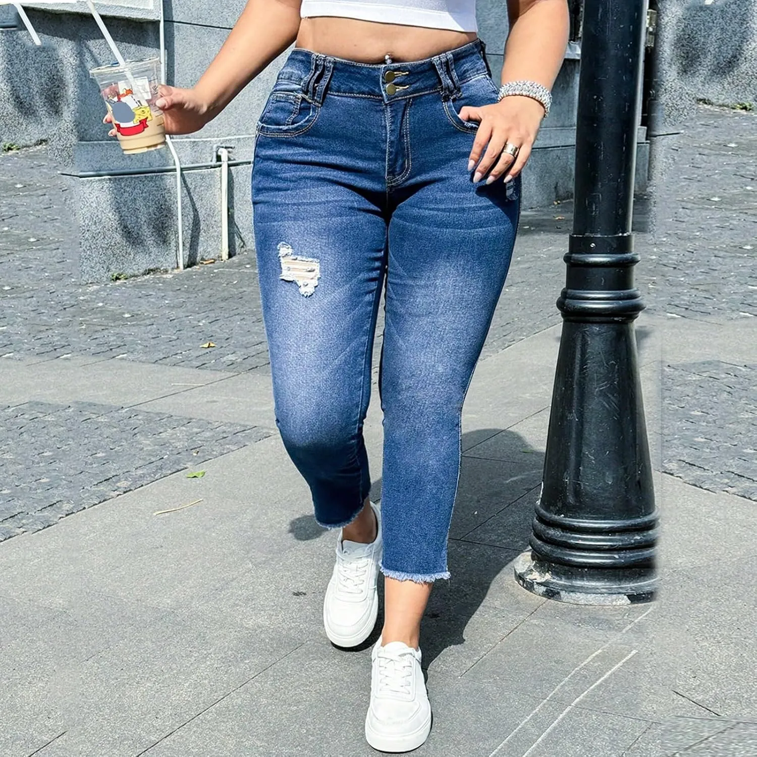 Skinny Jeans for Women High Waist Tummy Control Denim Pants Slim Butt Lifting Jeans Y2K Sexy Shaping Jean Joggers