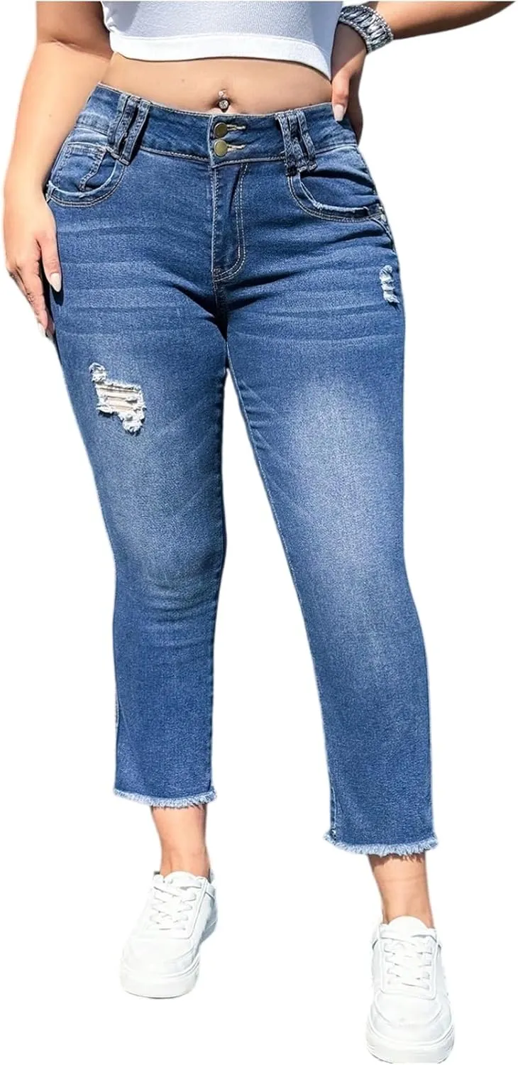 Skinny Jeans for Women High Waist Tummy Control Denim Pants Slim Butt Lifting Jeans Y2K Sexy Shaping Jean Joggers