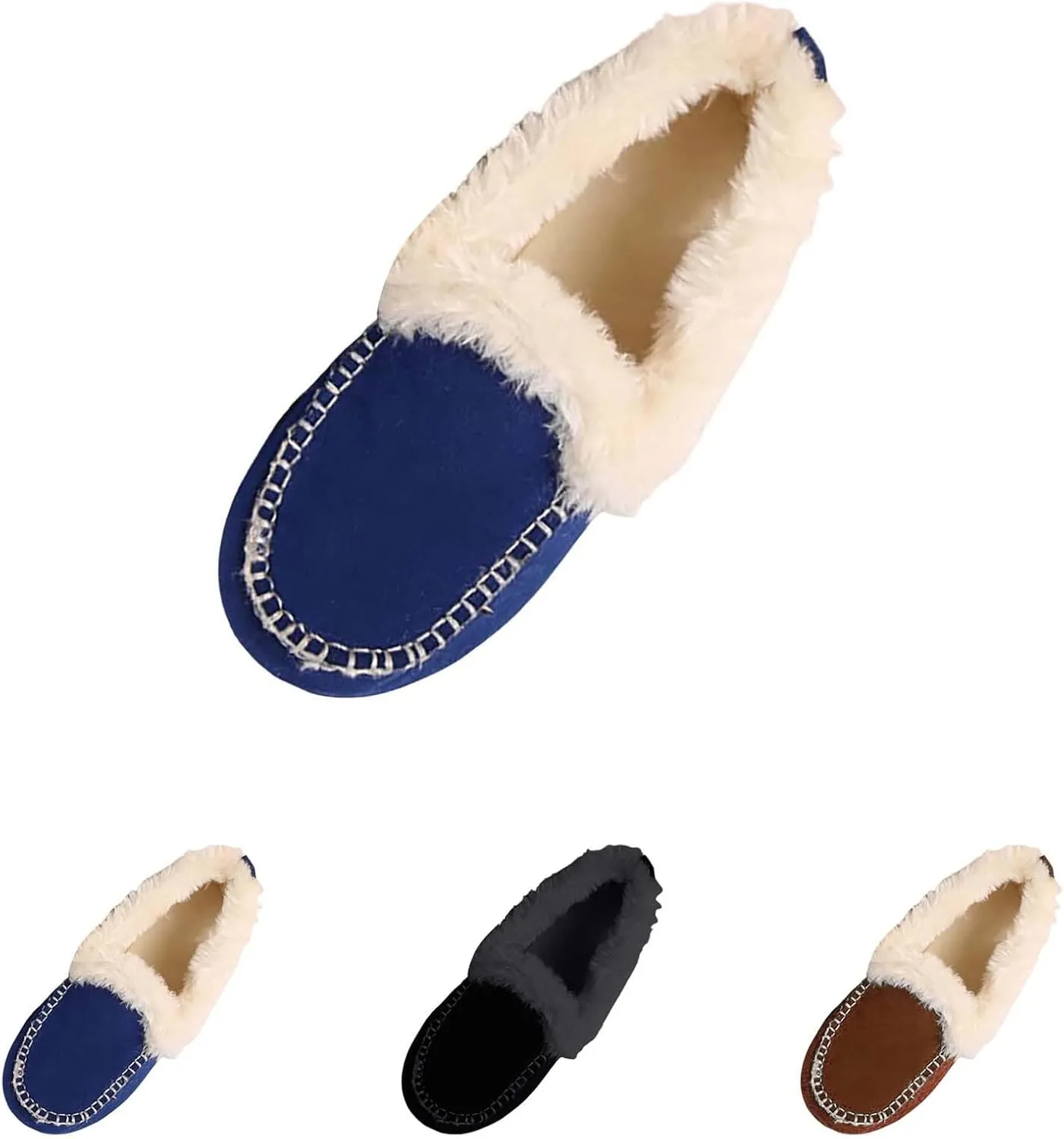 Snow Boots for Women Winter Warm Plush Lined Ankle Booties Waterproof Slip On Shoes Insulated Non Slip Boots