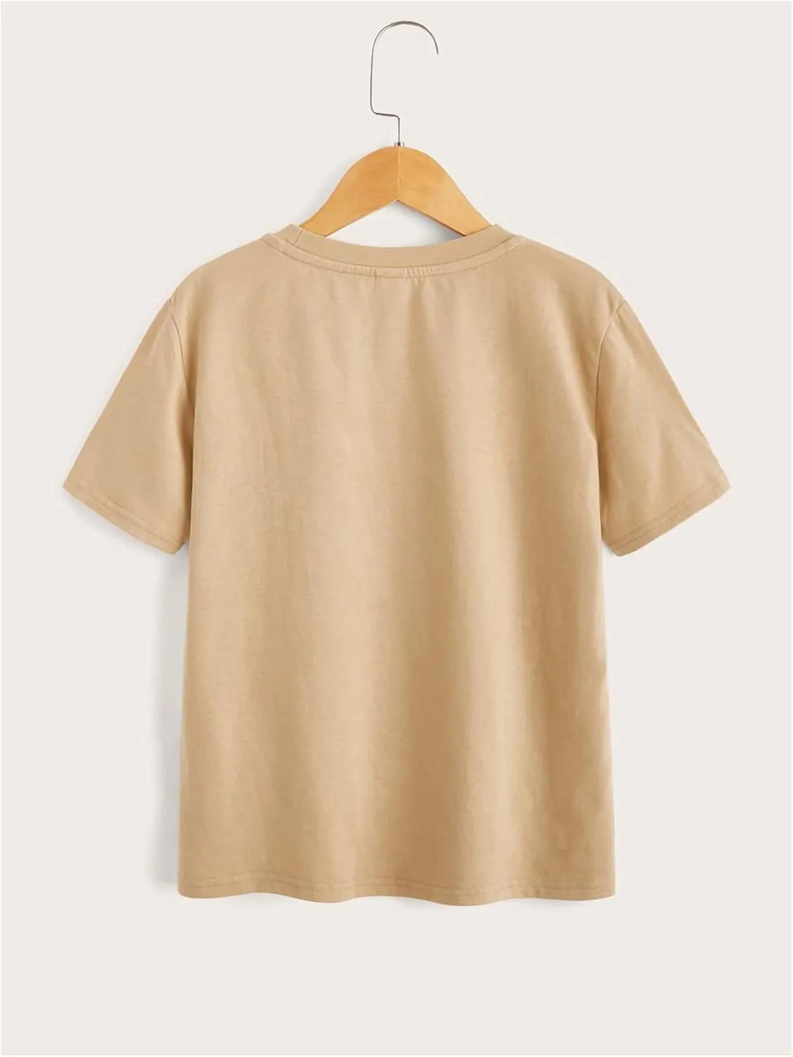 SweatyRocks Boy's Letter Tees Graphic Print Tops Crewneck Short Sleeve Casual T Shirts