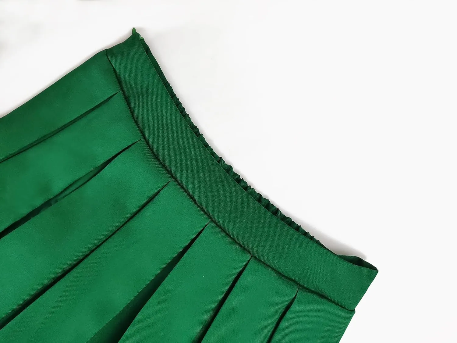 TONCHENGSD Women's Girls High Waist School Uniform Pleated Mini Skirt