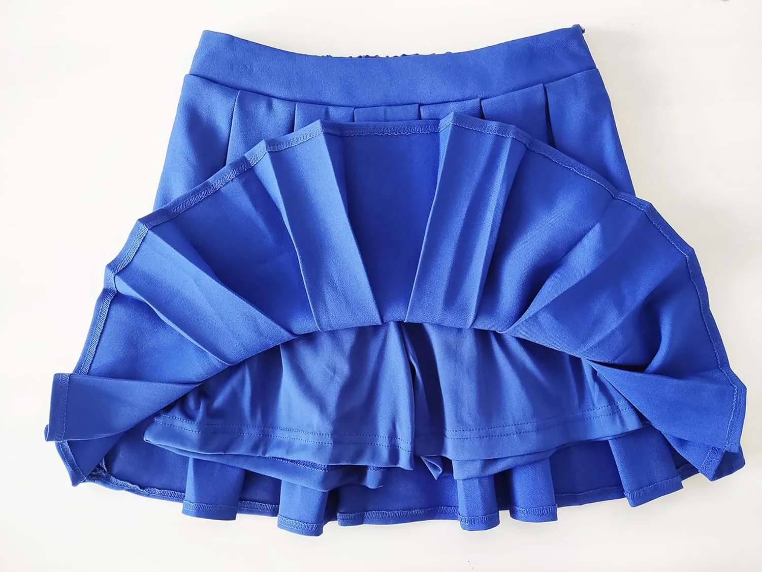TONCHENGSD Women's Girls High Waist School Uniform Pleated Mini Skirt