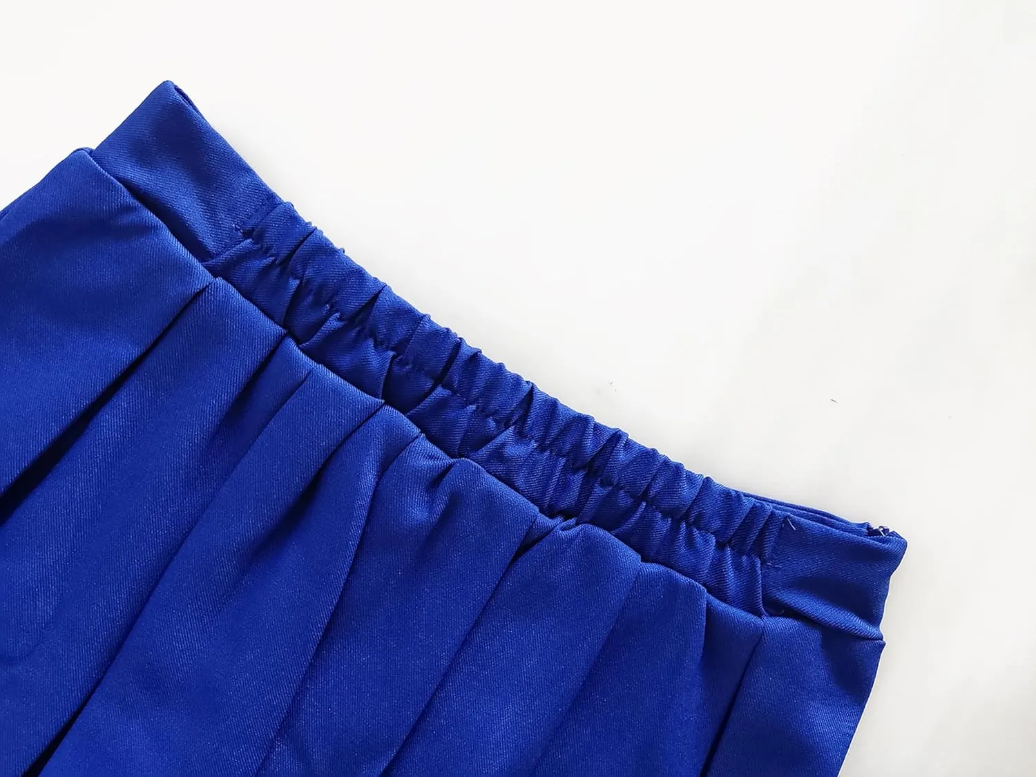 TONCHENGSD Women's Girls High Waist School Uniform Pleated Mini Skirt