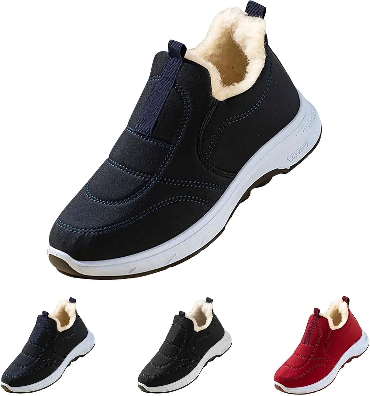 Winter Boots for Women Plush Ankle Boots Waterproof Boots Lightweight Comfortable Stylish Ladies Shoes