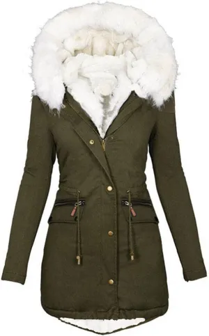 Winter Coats For Women 2024 Trendy Sherpa Lined Thick Hooded Jacket Warm Lightweight Fleece Outerwear With Pockets