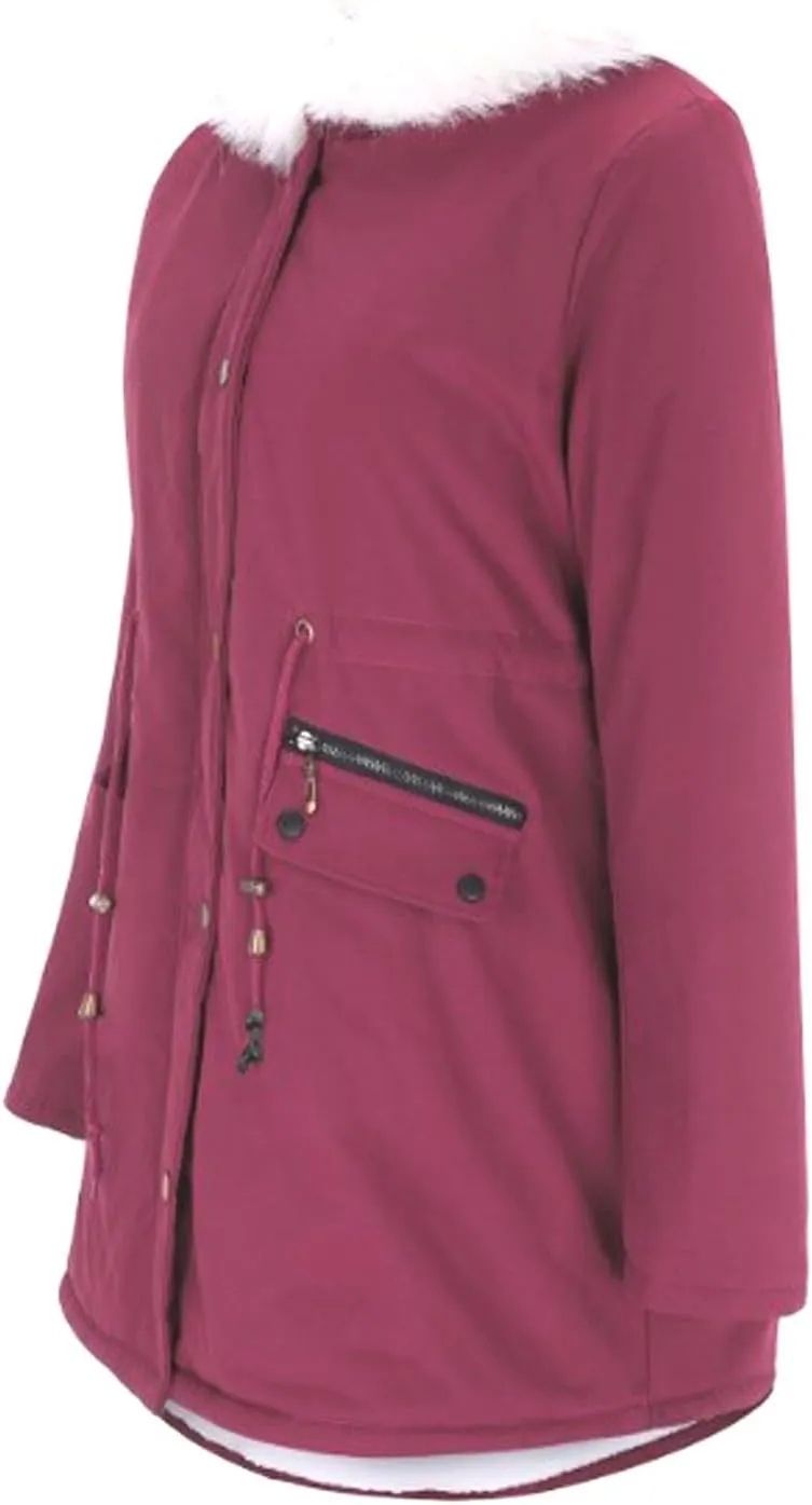 Winter Coats For Women 2024 Trendy Sherpa Lined Thick Hooded Jacket Warm Lightweight Fleece Outerwear With Pockets