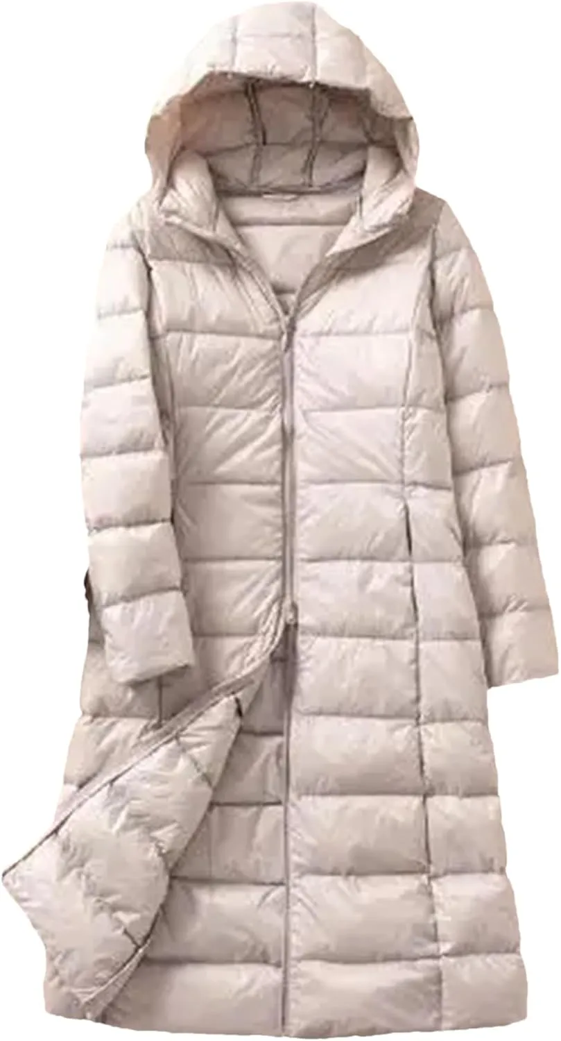 Winter Women Clothing Loose Hooded Down Jacket Warm Down Coat Parkas Female Long Puffer Outwears