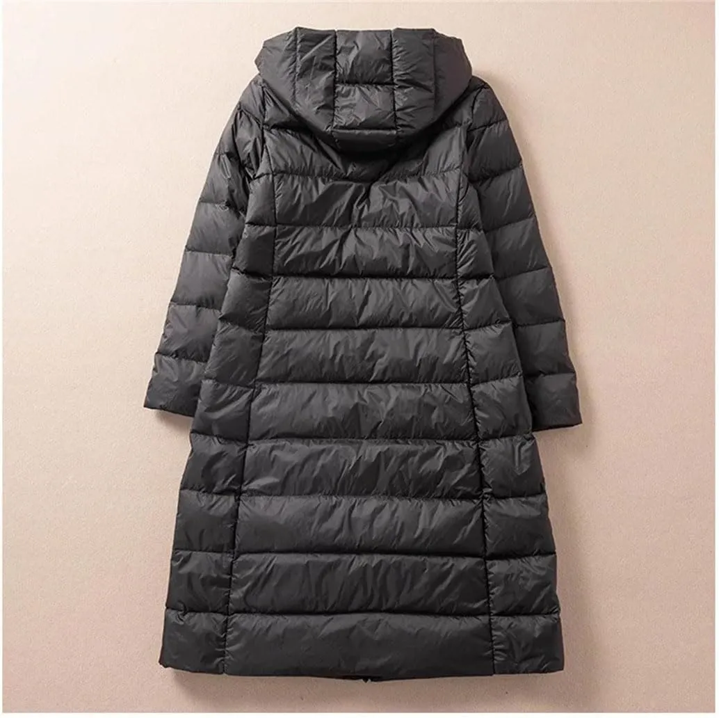 Winter Women Clothing Loose Hooded Down Jacket Warm Down Coat Parkas Female Long Puffer Outwears