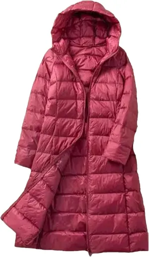 Winter Women Clothing Loose Hooded Down Jacket Warm Down Coat Parkas Female Long Puffer Outwears