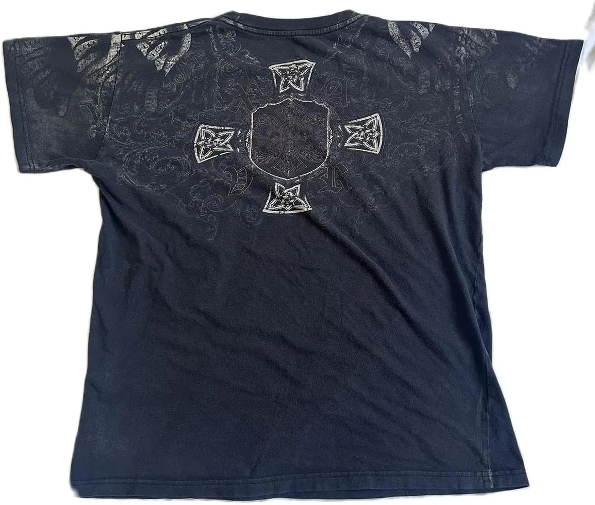Women Graphic Grunge Shirts Loose Fit Gothic Punk Tees Y2k Emo Clothes Teen Girls Baggy T Shirts 2000s Vintage Tops