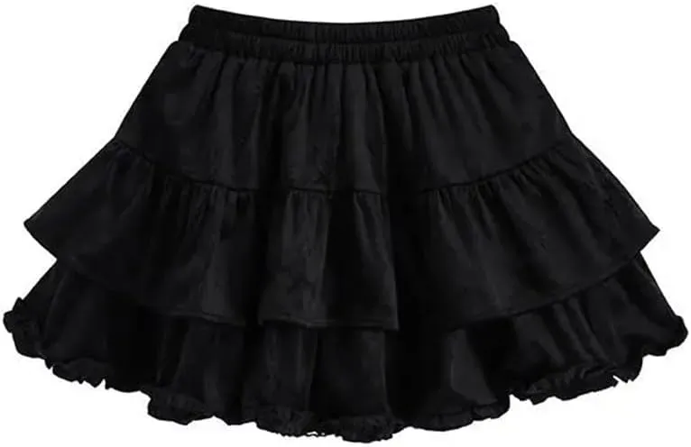 Women Mini High Waist Skirt Summer Irregular Pleated Fluffy A-Line Slim Mini Skirts