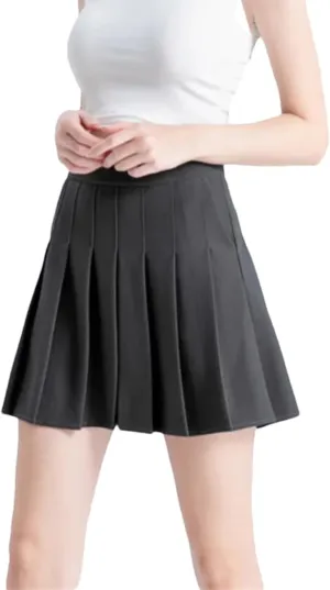 Women Summer School Uniform for Girls Skirts Fashion Mini Short Pleated Skirt