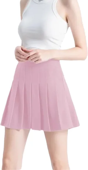 Women Summer School Uniform for Girls Skirts Fashion Mini Short Pleated Skirt