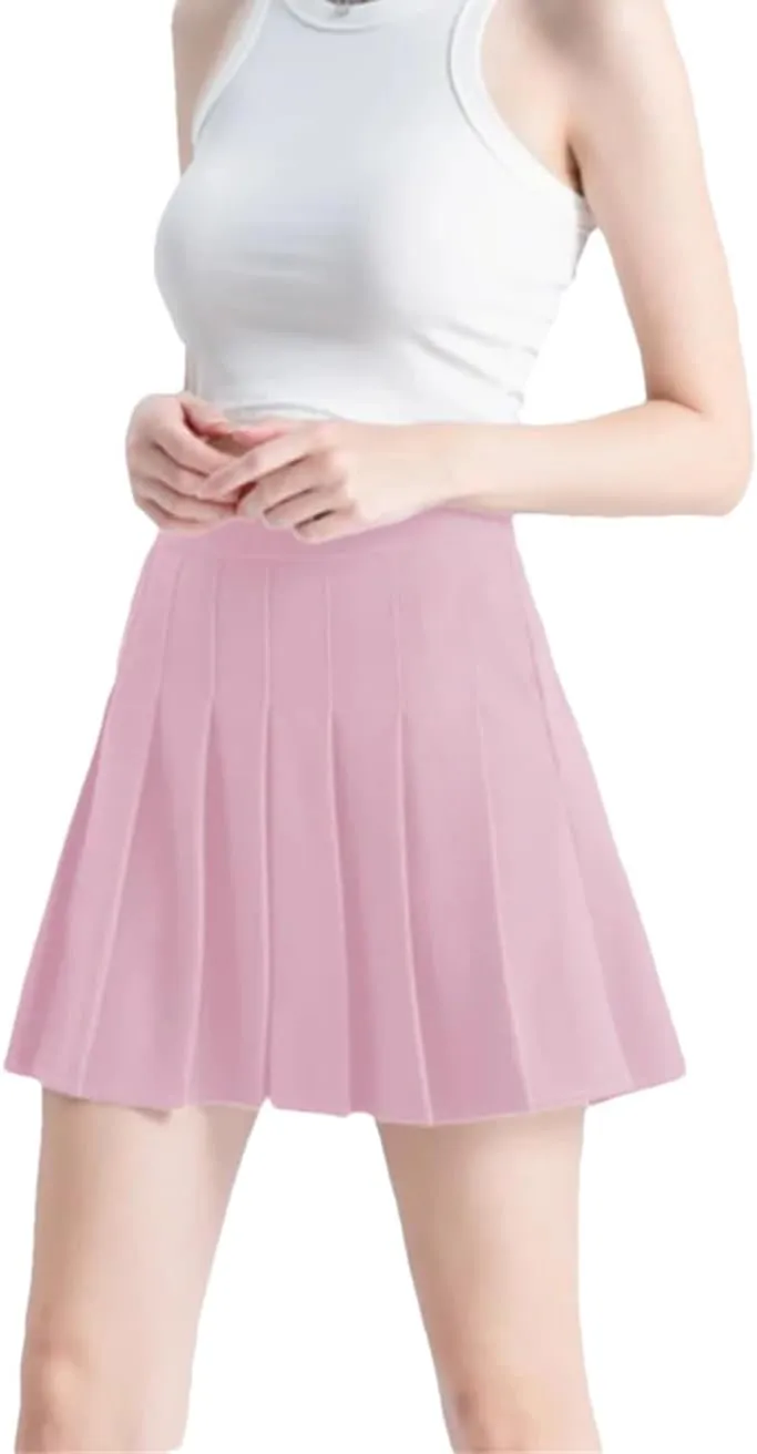 Women Summer School Uniform for Girls Skirts Fashion Mini Short Pleated Skirt