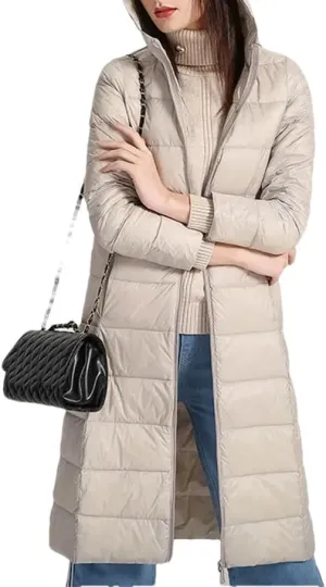 Women Winter Puffer Down Windproof Warm Lightweight Jacket Parkas Coats Hooded Coat Puffer Outwear