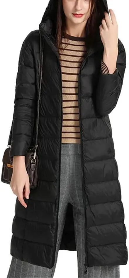Women Winter Puffer Down Windproof Warm Lightweight Jacket Parkas Coats Hooded Coat Puffer Outwear