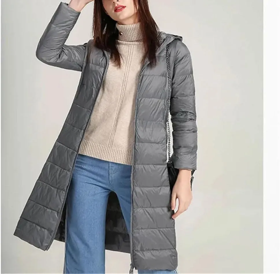 Women Winter Puffer Down Windproof Warm Lightweight Jacket Parkas Coats Hooded Coat Puffer Outwear