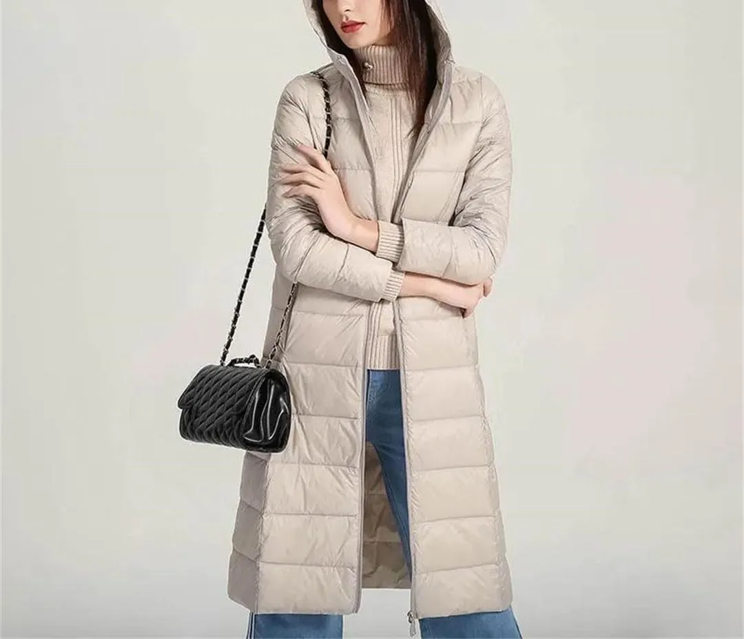Women Winter Puffer Down Windproof Warm Lightweight Jacket Parkas Coats Hooded Coat Puffer Outwear