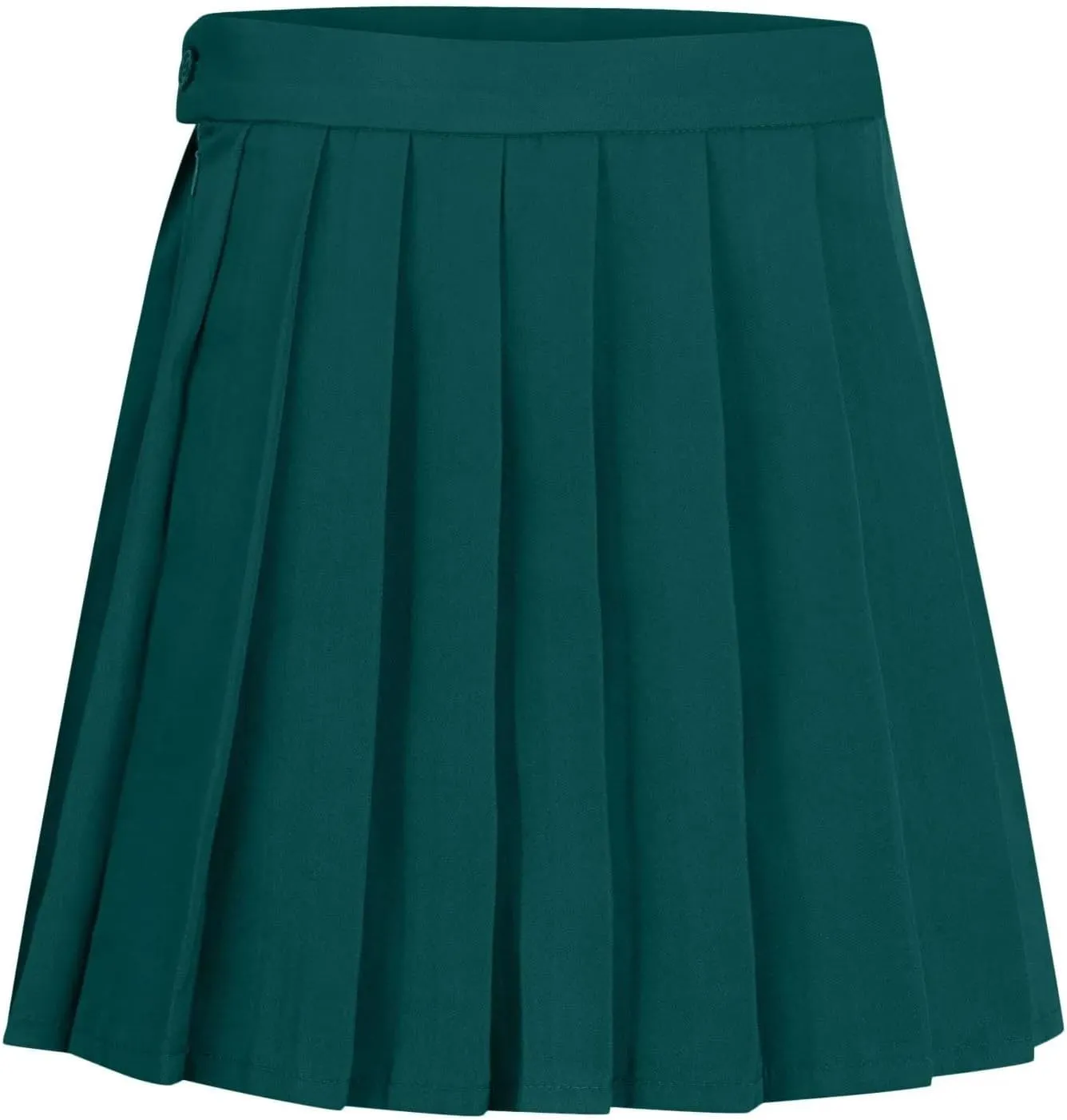 Womens Casual Pleated Mini Skirt High Waisted A-Line Comfortable Cute Ruffle Short Skirt