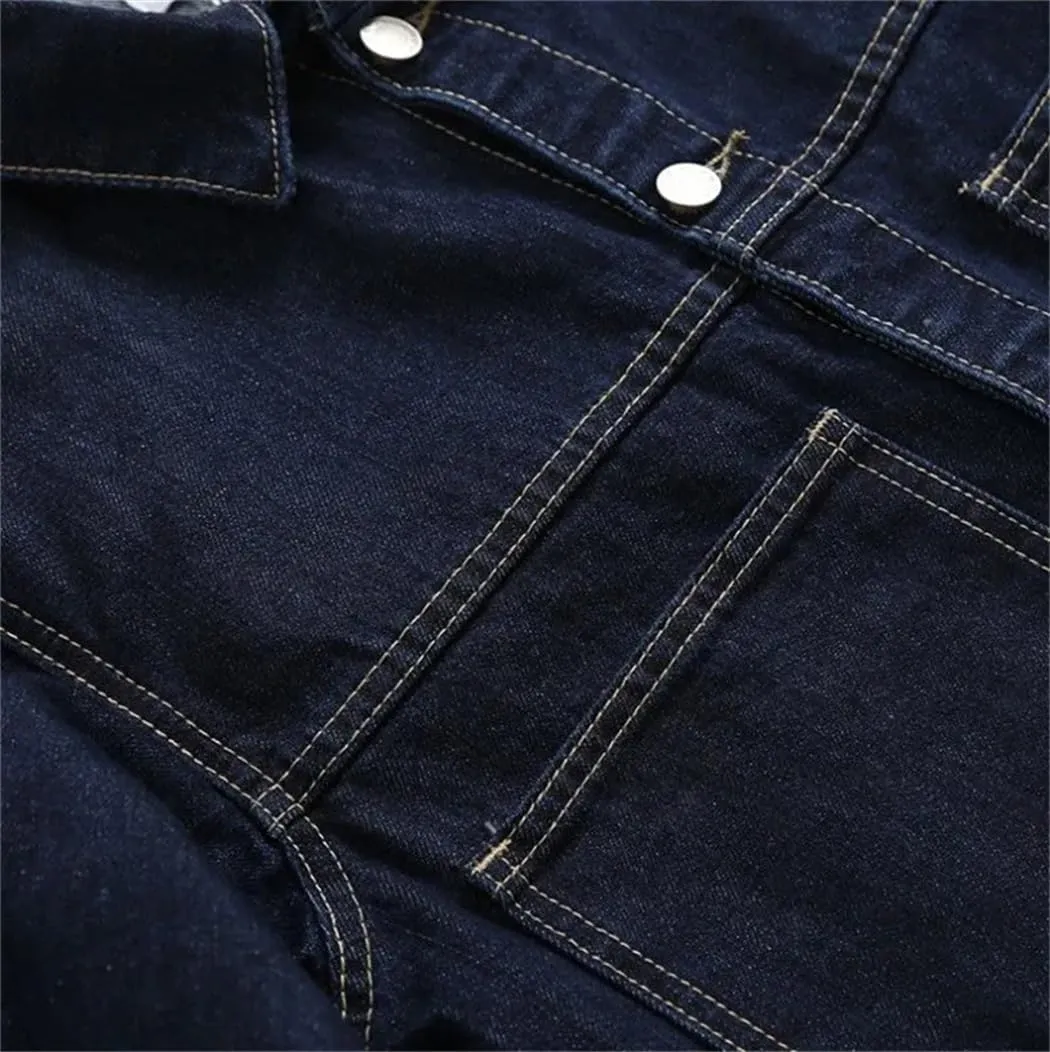 Women's Denim Jacket Spring Autumn Cowboy Coat Female Loose Short Jeans Overwear Top