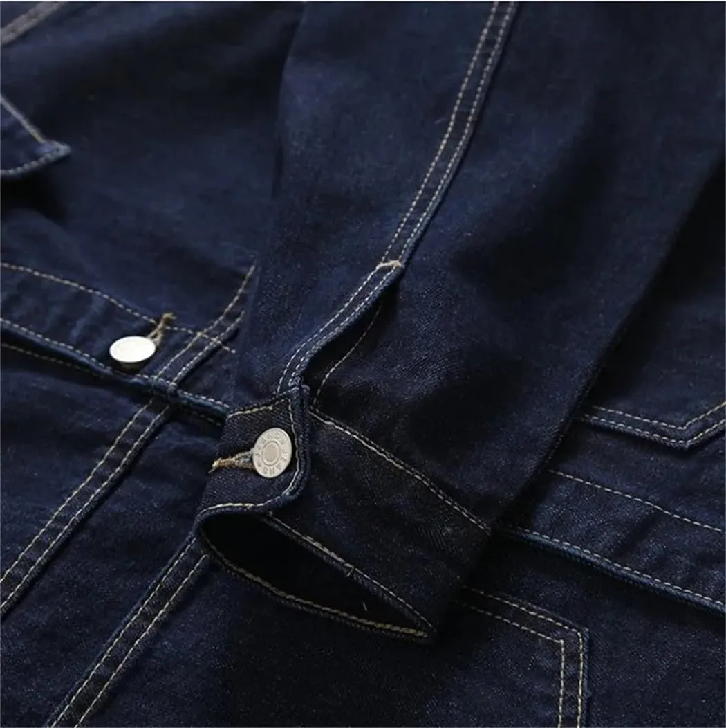 Women's Denim Jacket Spring Autumn Cowboy Coat Female Loose Short Jeans Overwear Top