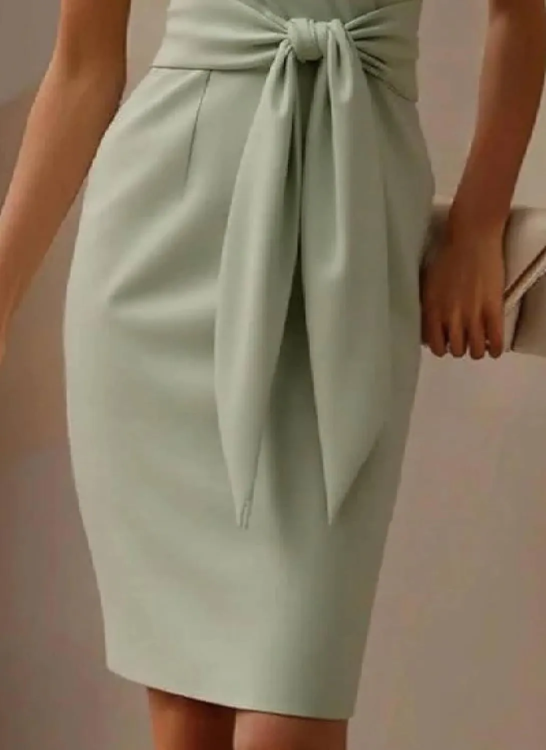 Women's Mint Green Sleeveless Wrap V-Neck Sheath Mini Dress with Tie Waist Elegant Casual 2025 Summer Fashion Clothes