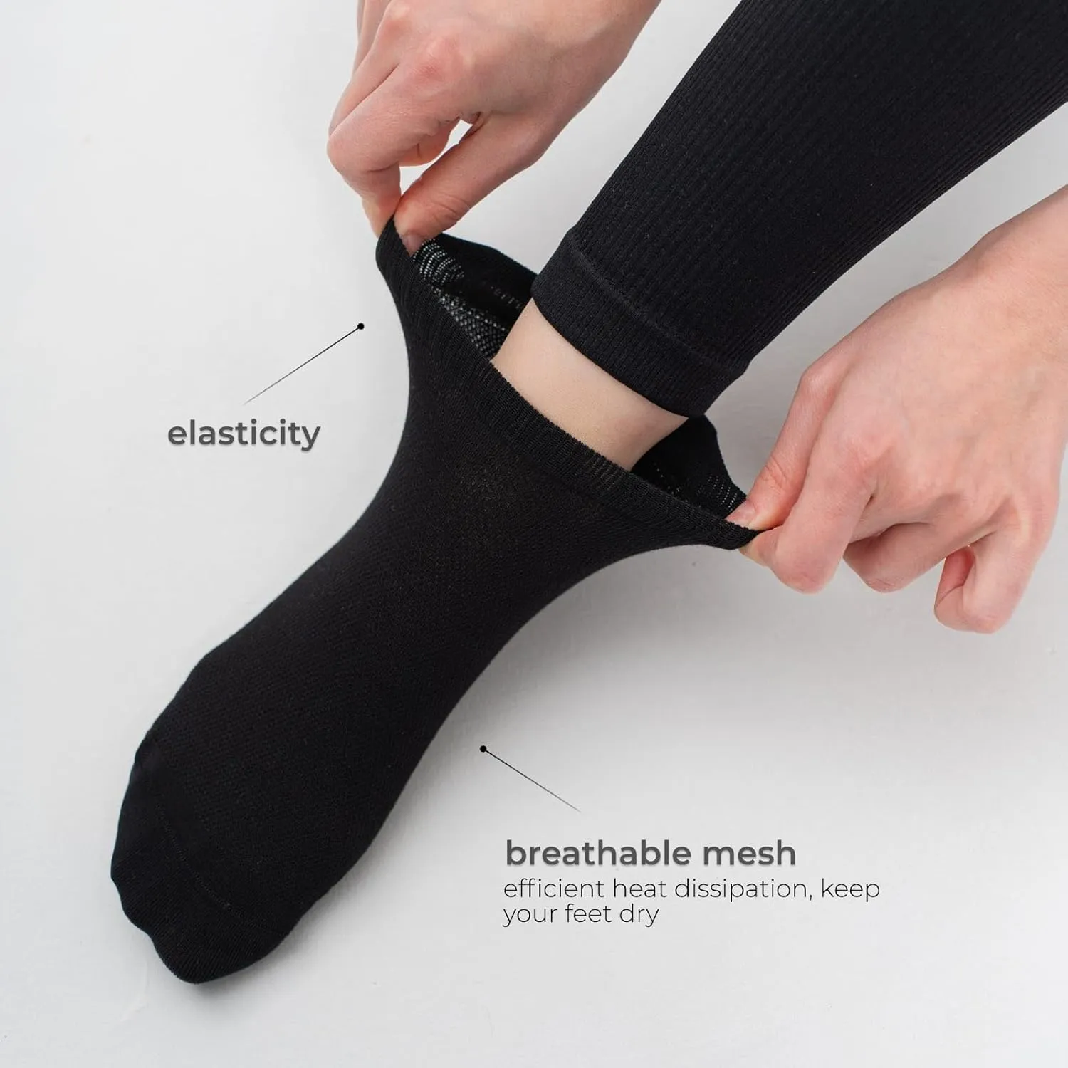Womens SOCKS Ankle Athletic Running Low Cut Sport With Tab. (US, Numeric, 35, 39, Regular, Short.