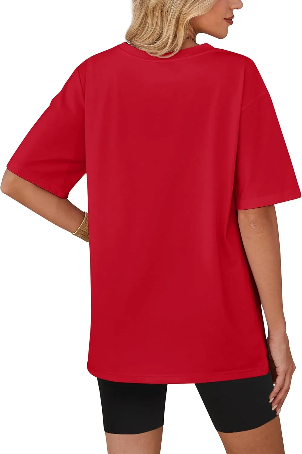 YUCOLEN Oversized T Shirts for Women Loose Fit Short Sleeve Crewneck Plus Size Tops UPF 50  Casual Workout Summer Tees